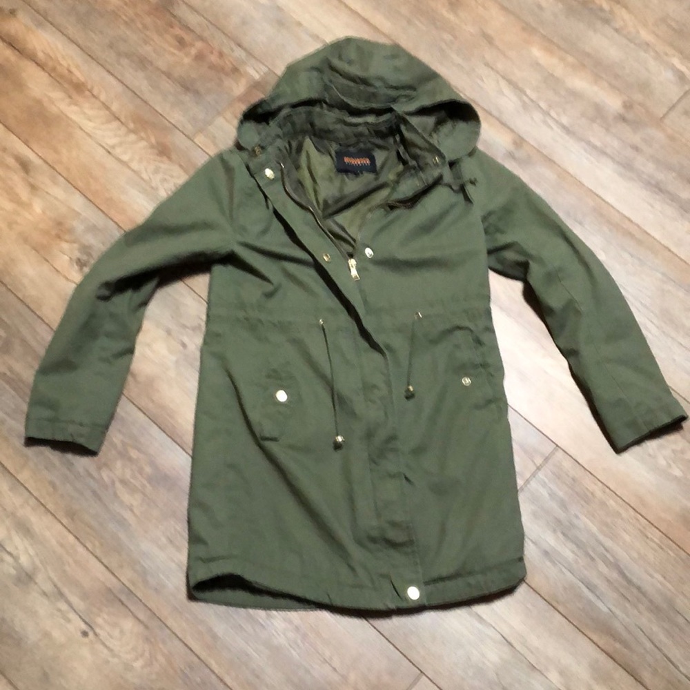 Hunter green light jacket women’s size small